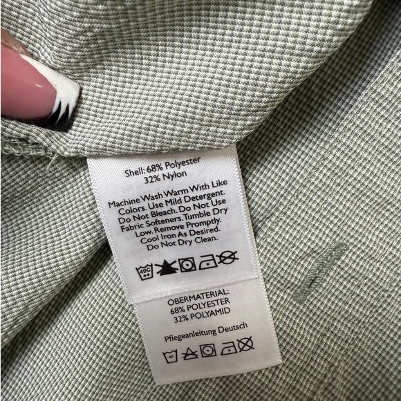 Eddie Bauer Men’s 2XL Trail Shirt Sage Green Outdoor Hiking Fishing Button Front - Picture 10 of 13